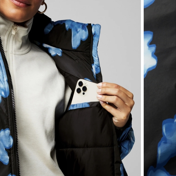 NWT Fabletics All Weather Jacket Floral XS - Picture 4 of 8